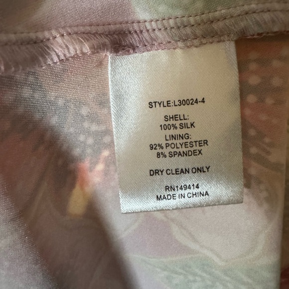 "Jade" Mari Tiered Silk Mini Dress Sz XL - NWOT - Picture 9 of 10